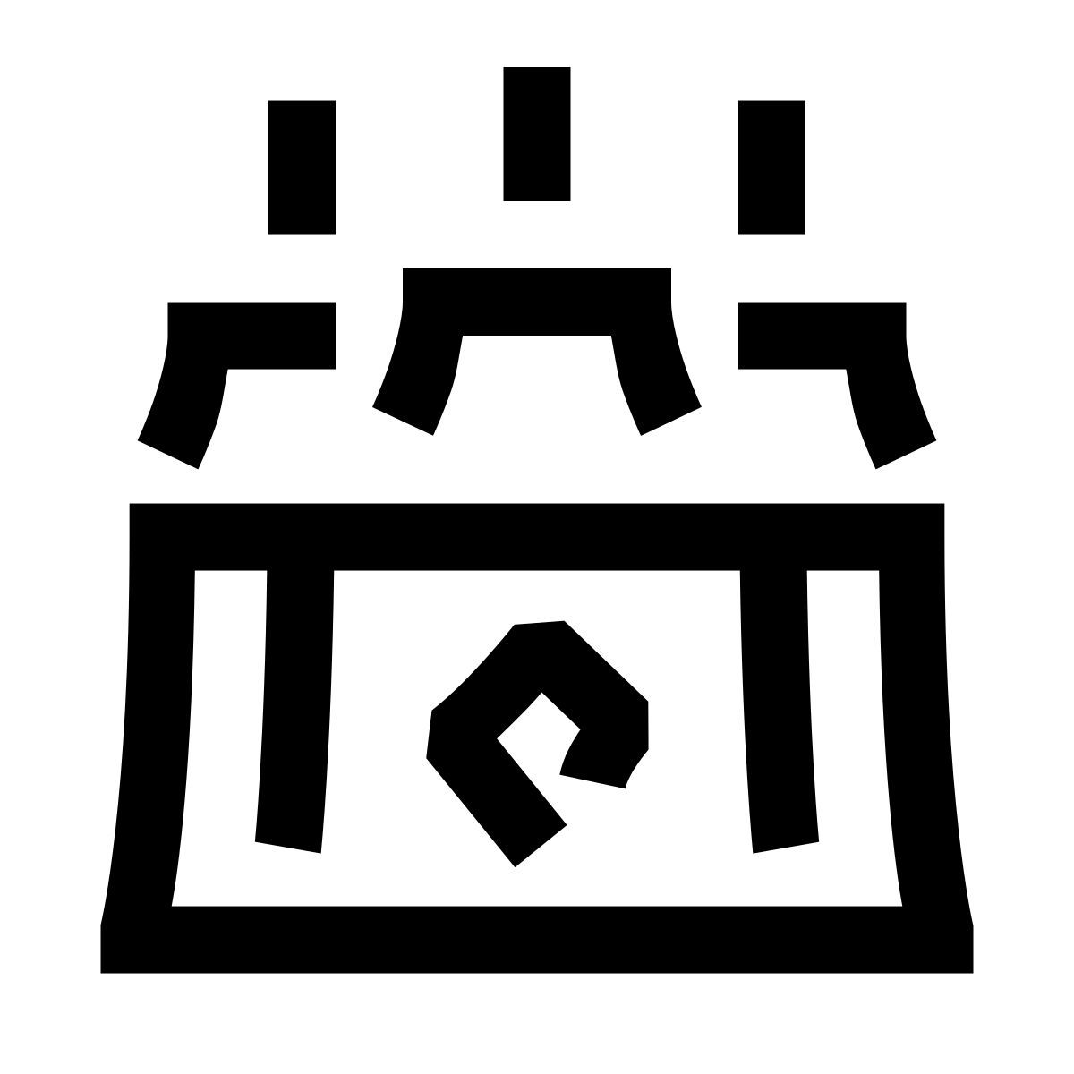 hieroglyphs style subsídios comunitários icon