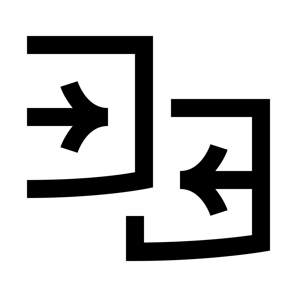 hieroglyphs style comparar icon