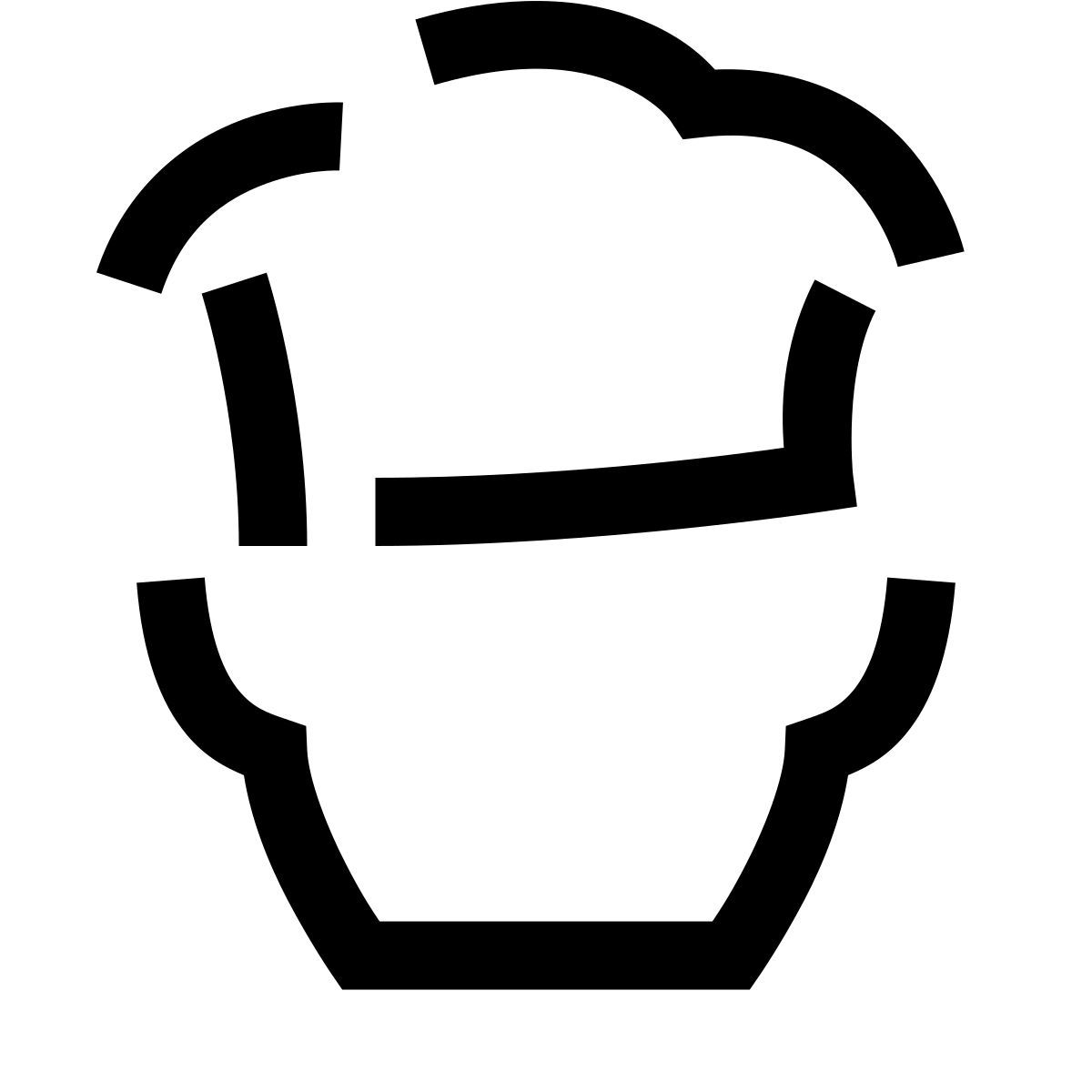 hieroglyphs style koch männlich icon