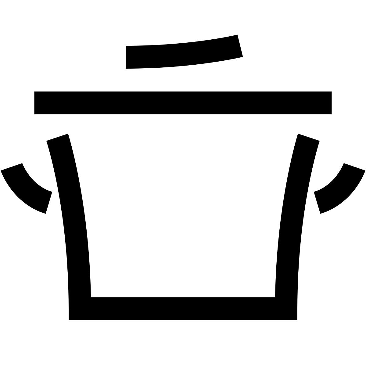 hieroglyphs style 요리 냄비 icon