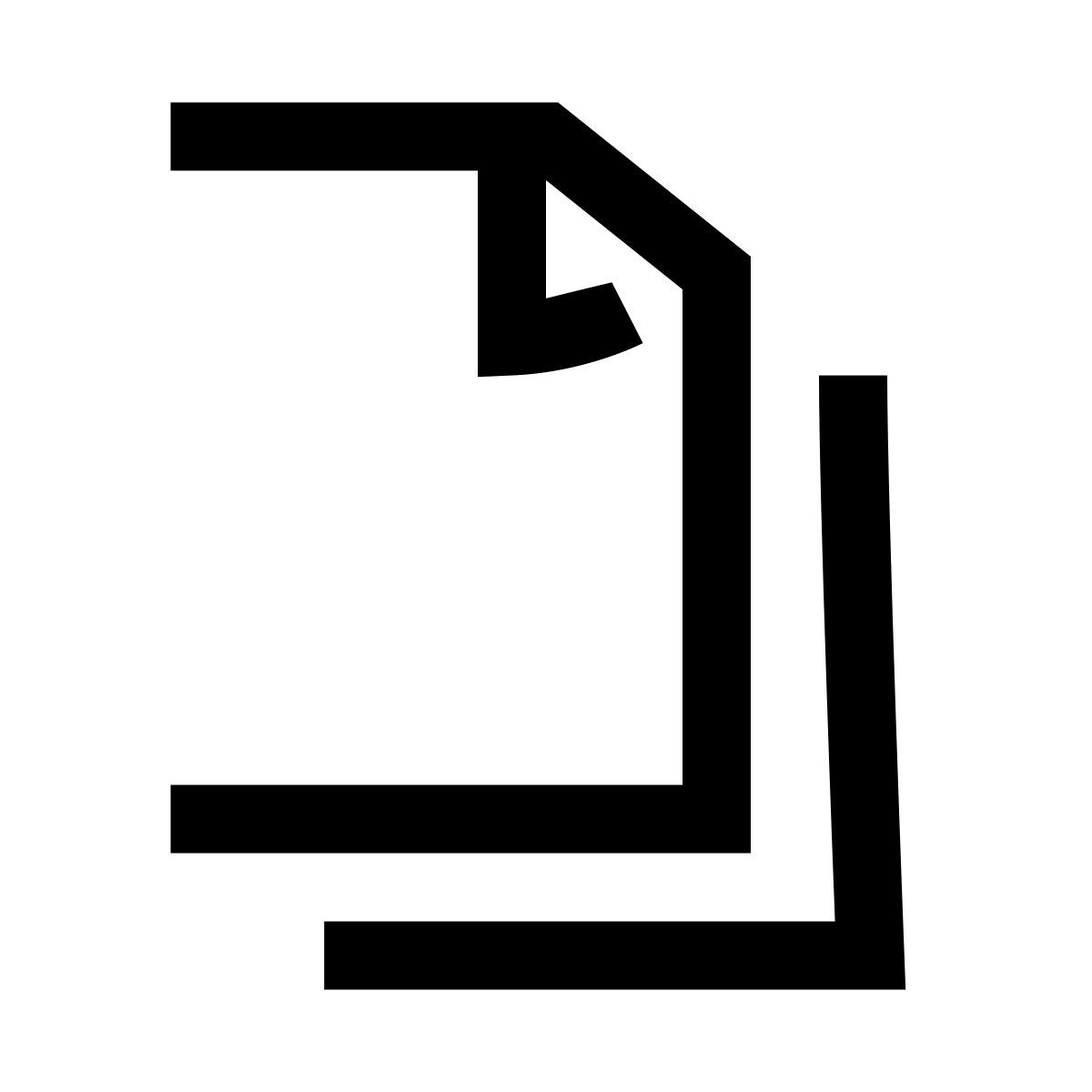 hieroglyphs style copy paste icon