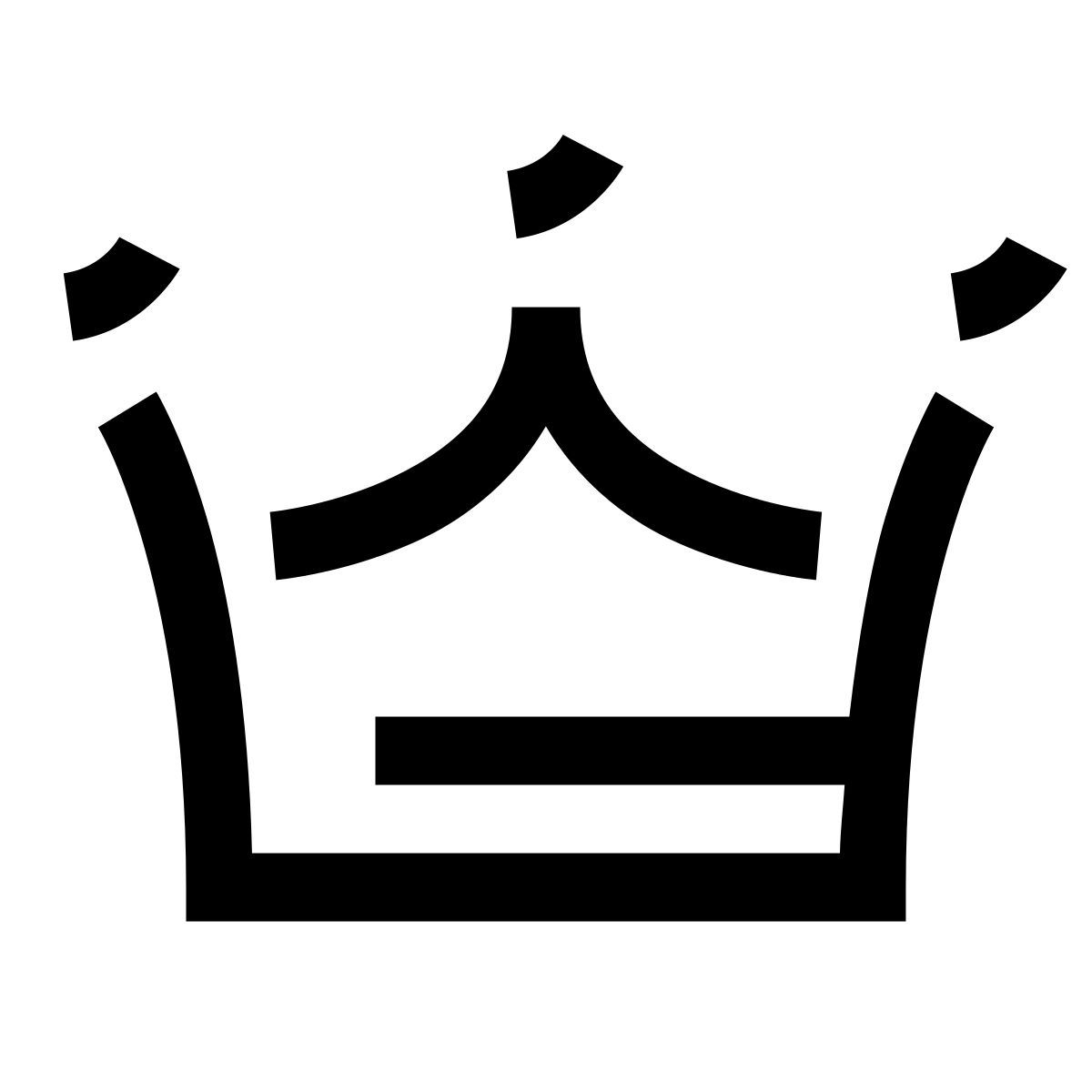 hieroglyphs style krone icon