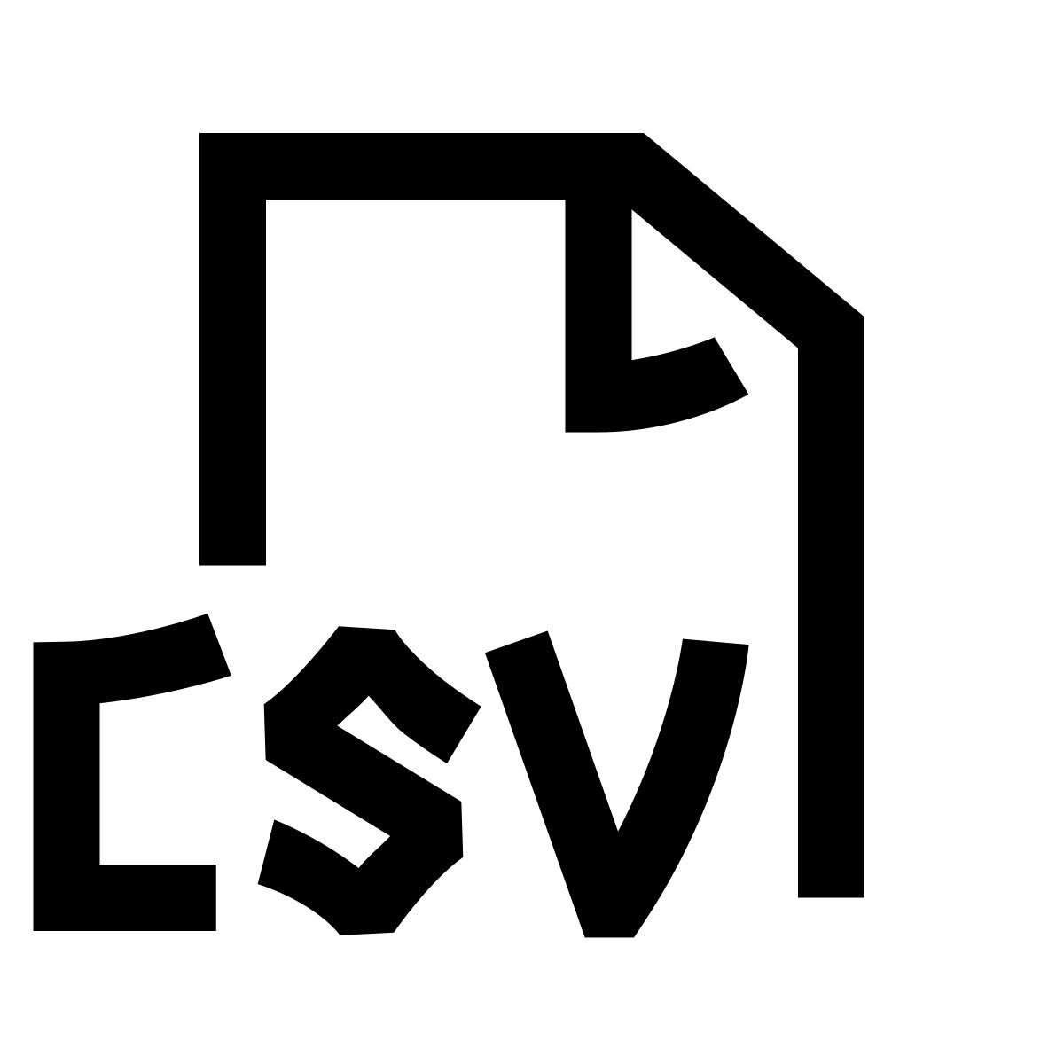 hieroglyphs style csv icon