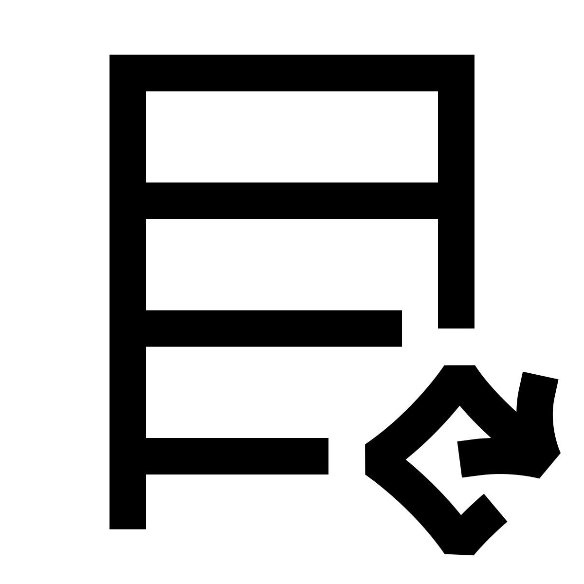 hieroglyphs style data backup icon
