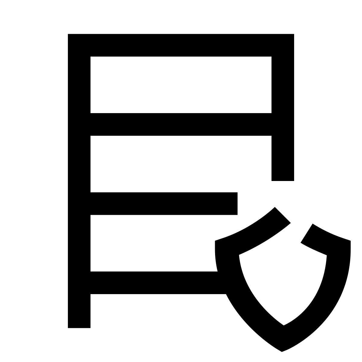 hieroglyphs style datenschutz icon