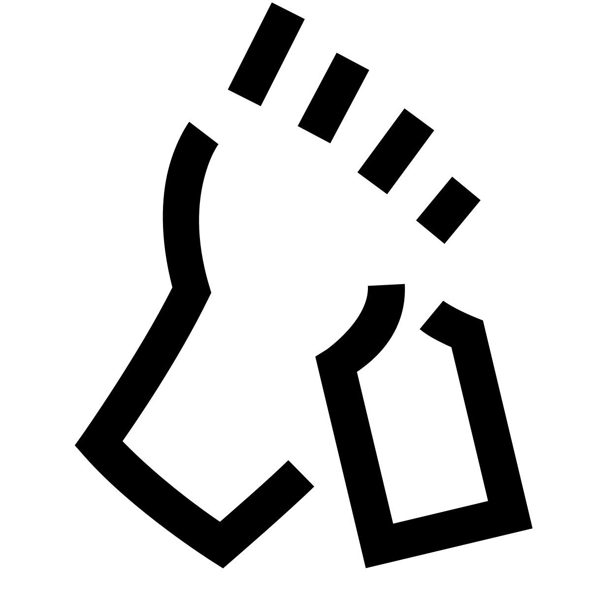 hieroglyphs style morte icon