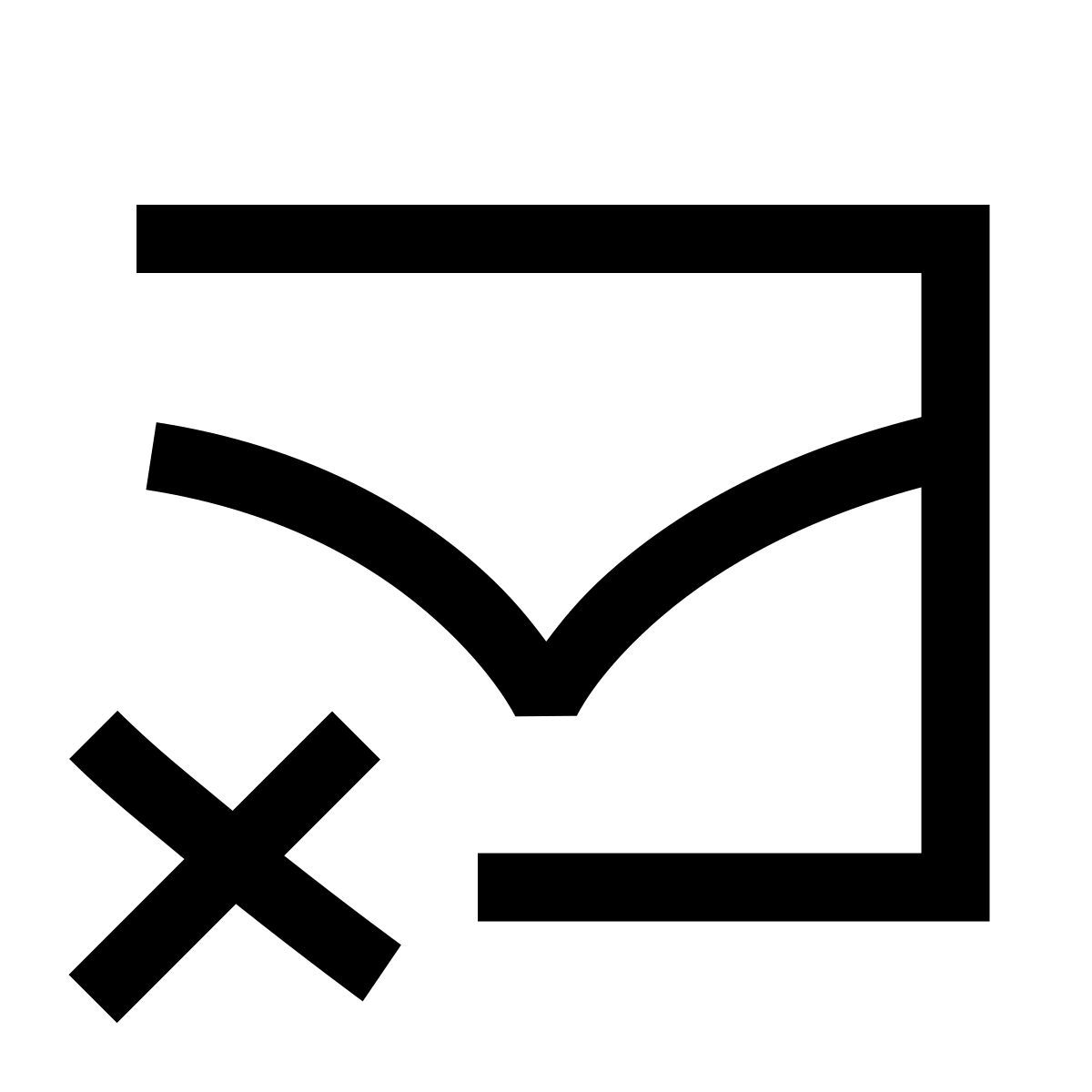 hieroglyphs style deleted message icon