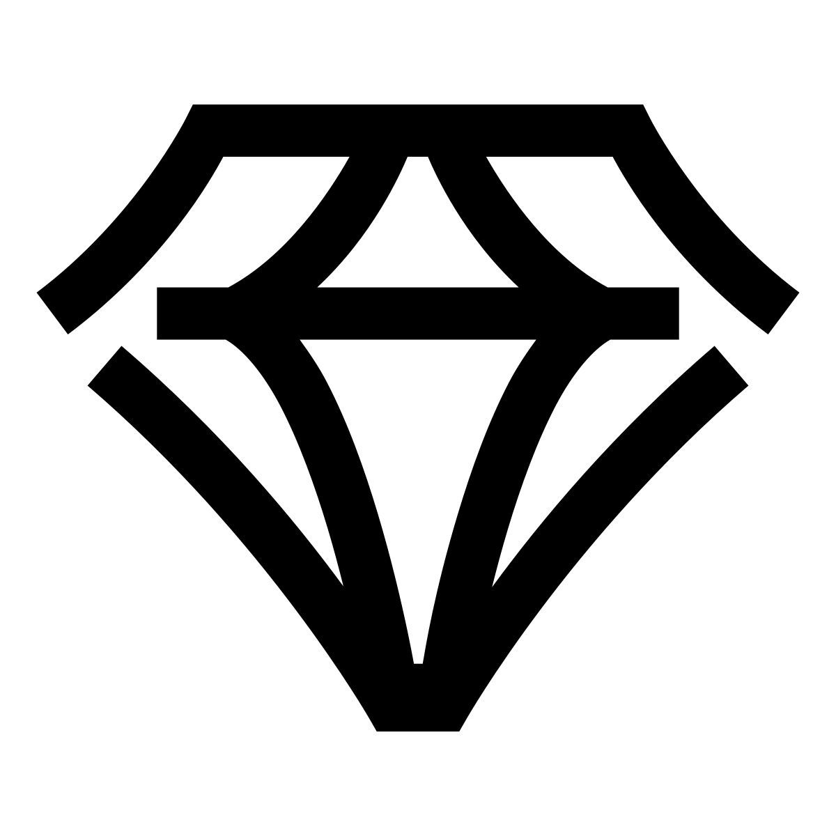 hieroglyphs style diamant icon