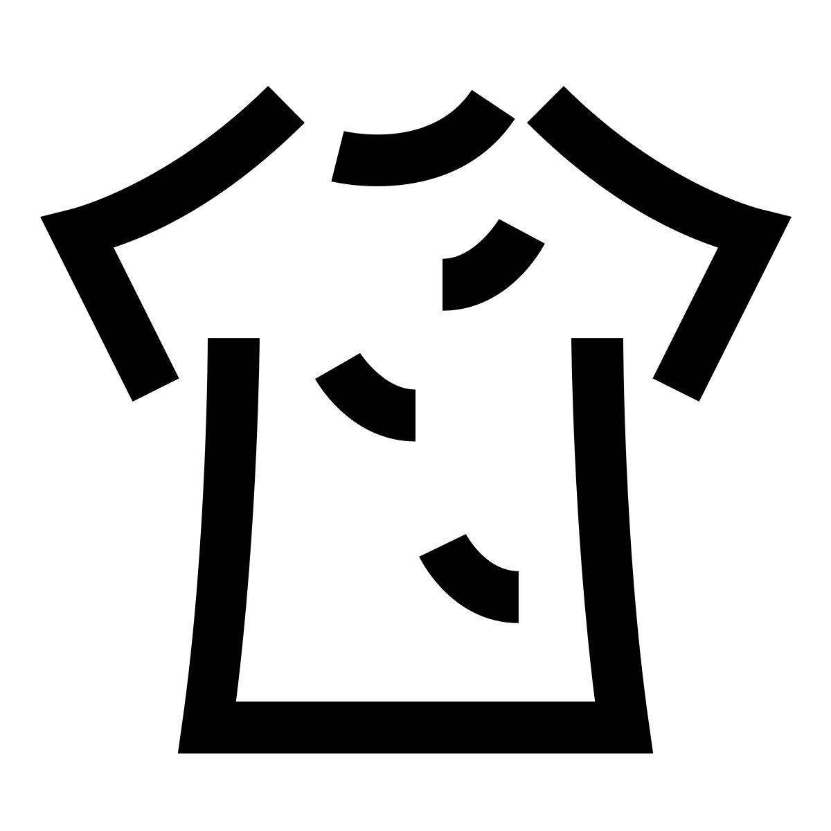 hieroglyphs style 더러운 옷 icon