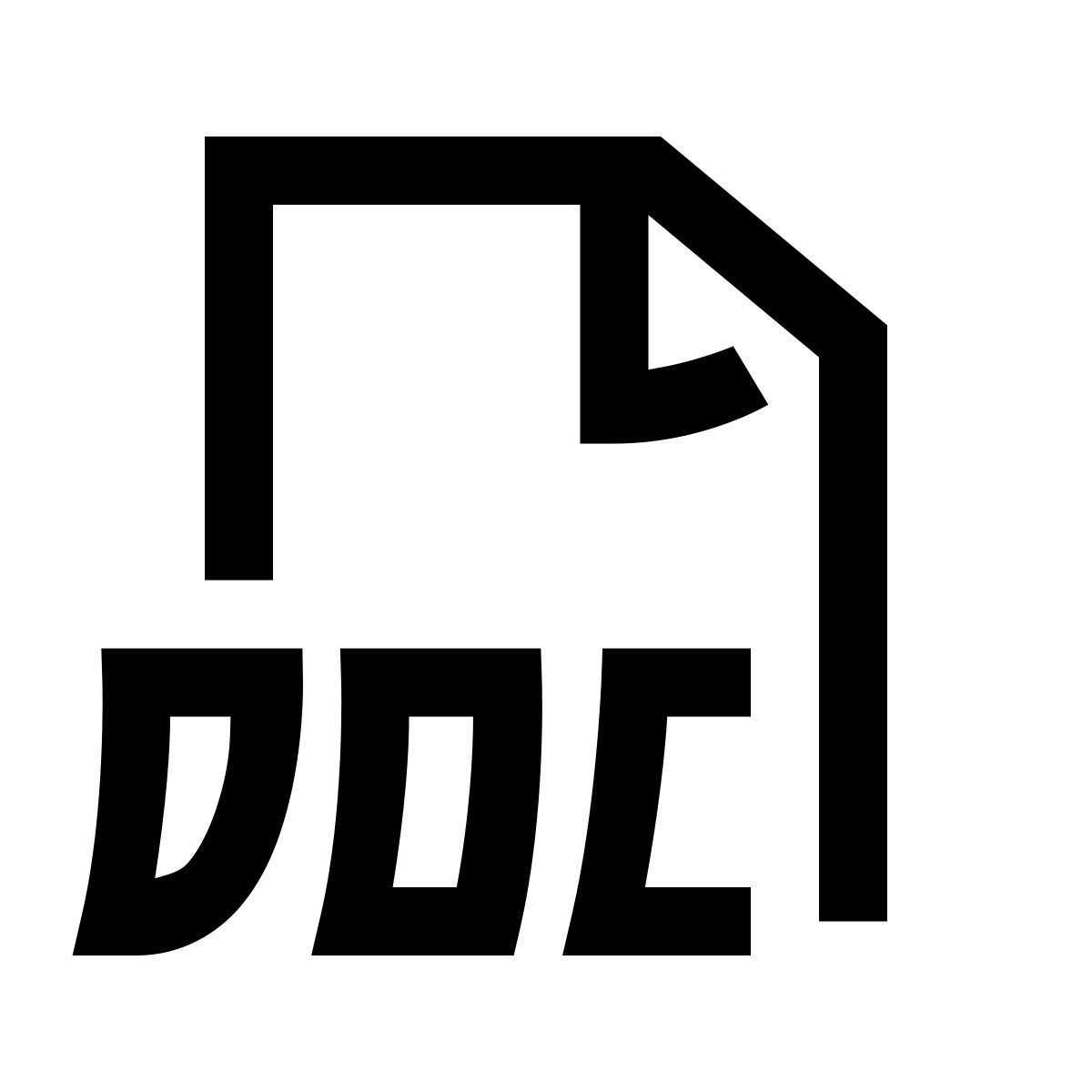 hieroglyphs style doc icon