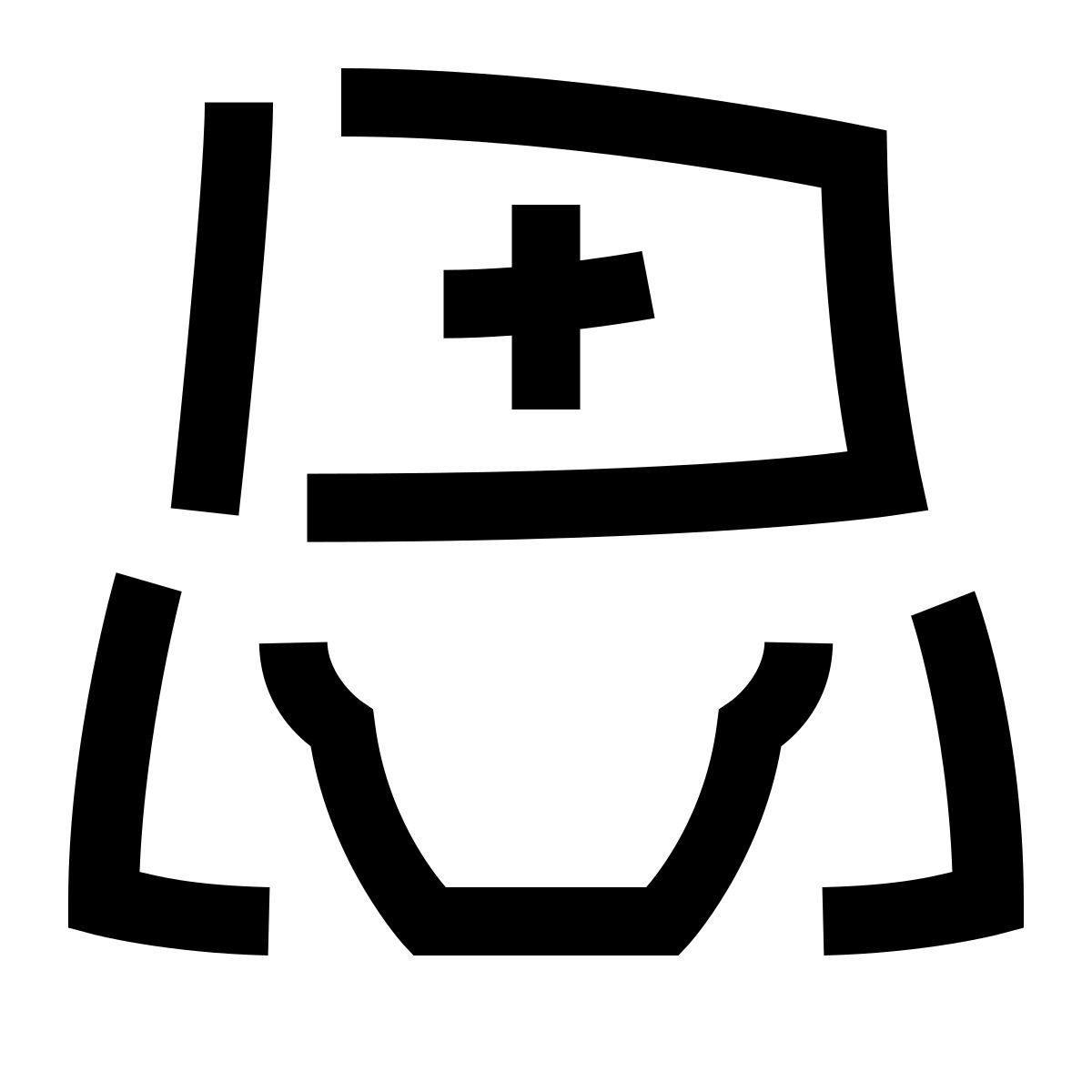hieroglyphs style doktor weiblich icon