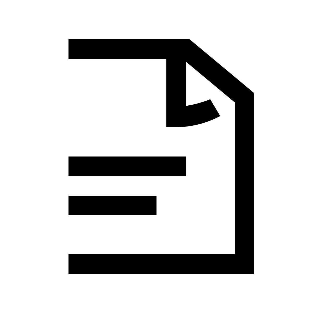 hieroglyphs style documento icon