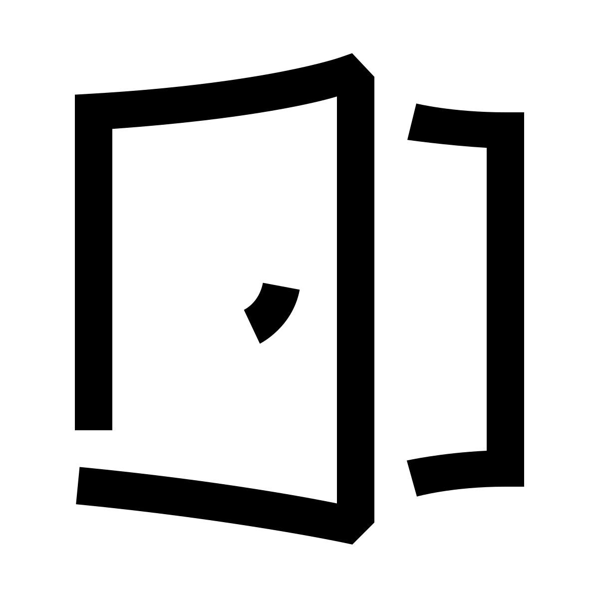 hieroglyphs style porta aberta icon