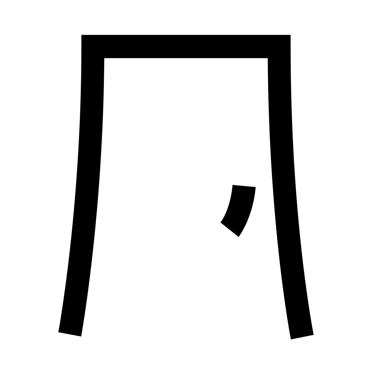 hieroglyphs style 门 icon