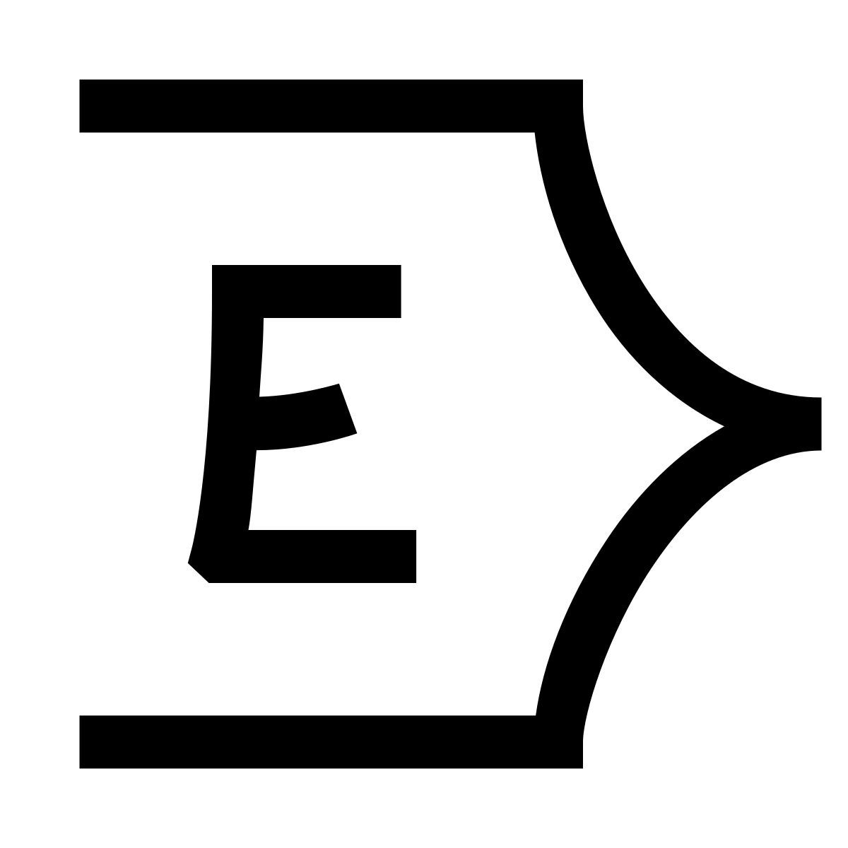 hieroglyphs style east icon