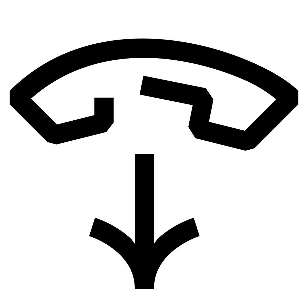 hieroglyphs style 通話を終了 icon