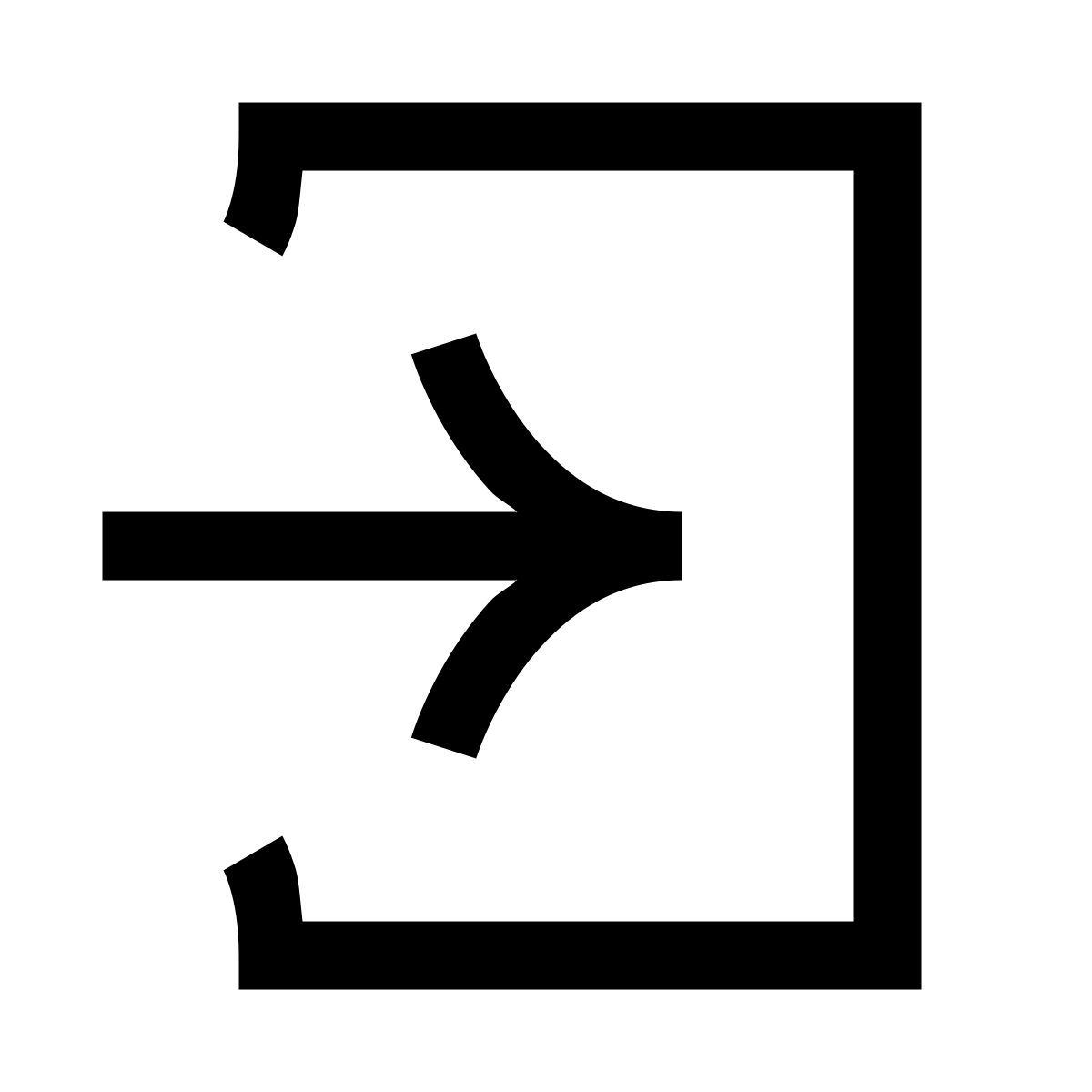 hieroglyphs style entrar icon
