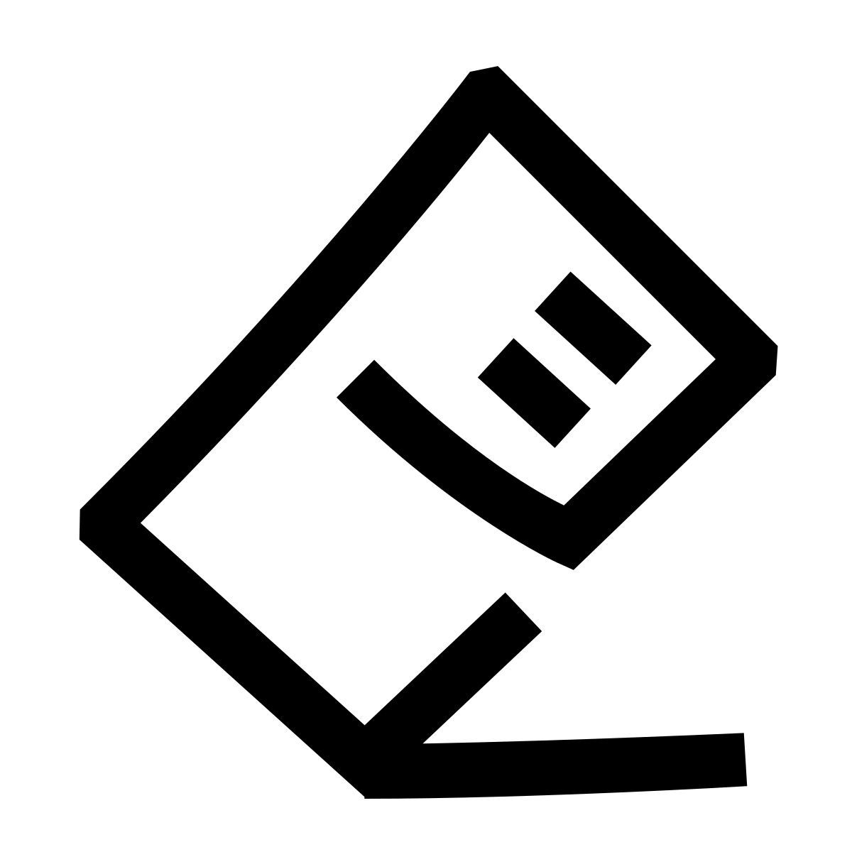 hieroglyphs style apagar icon