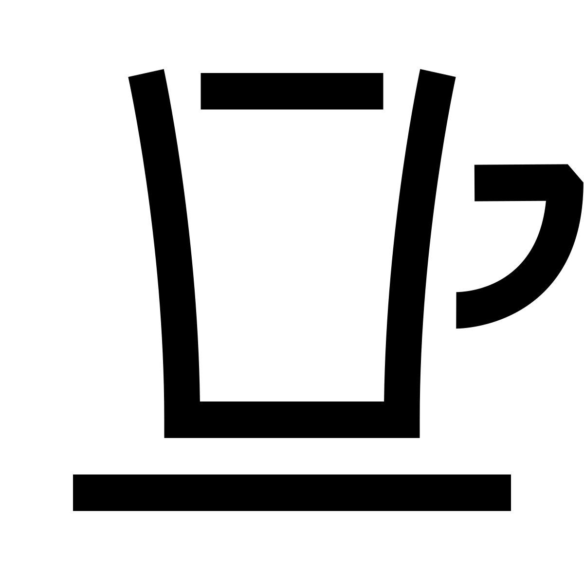 hieroglyphs style kaffeetasse icon