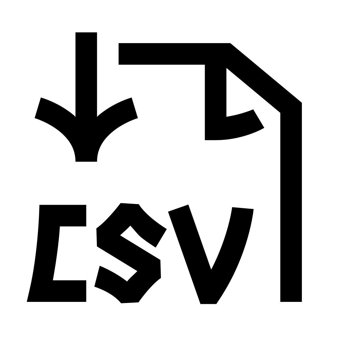 hieroglyphs style exportar csv icon