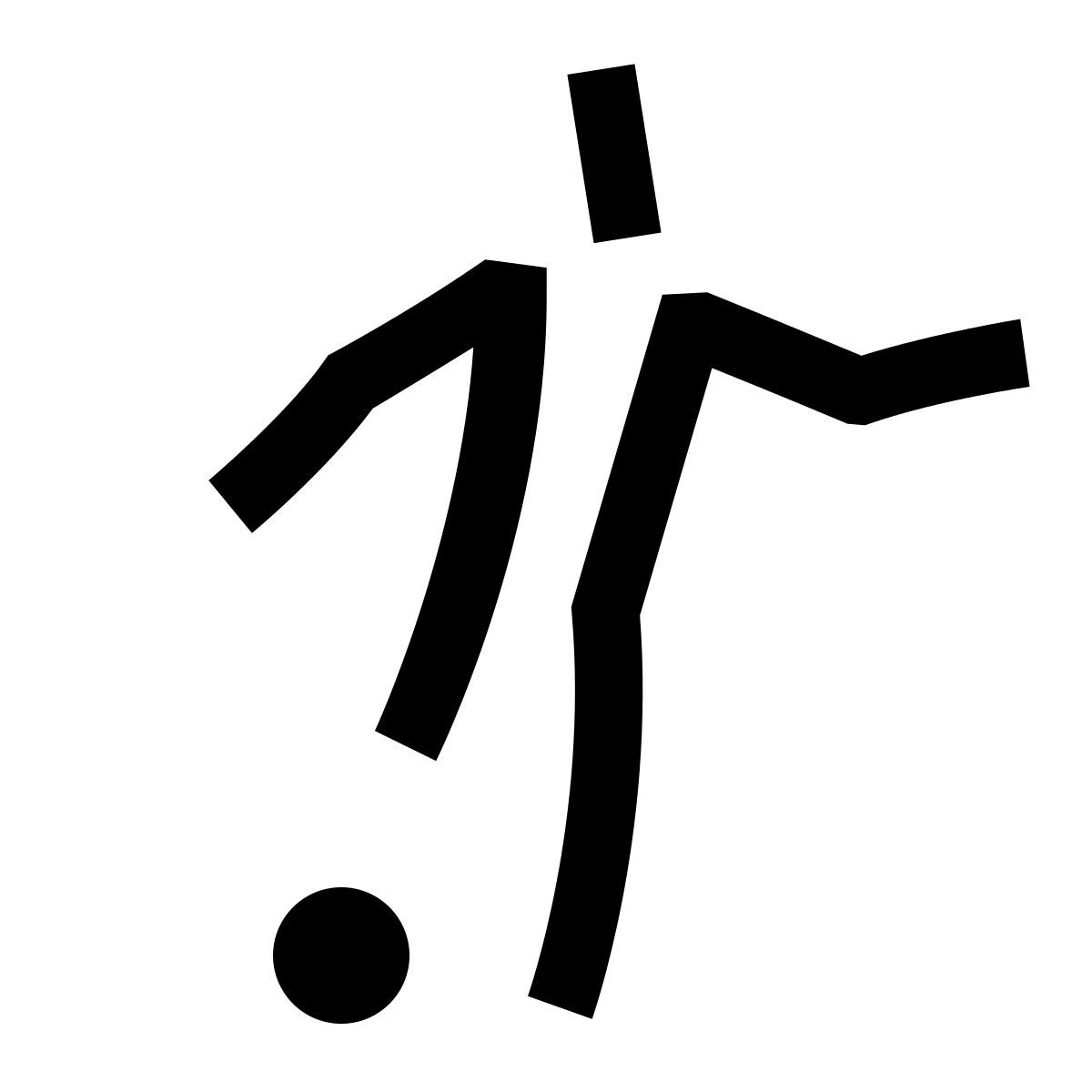 hieroglyphs style futebol icon