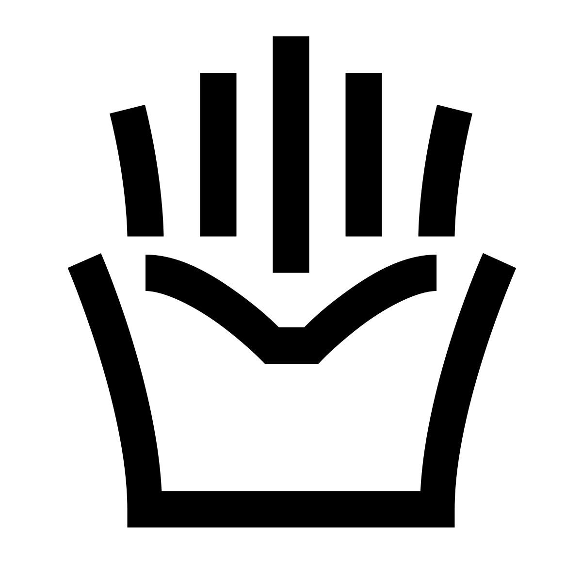 hieroglyphs style frites icon