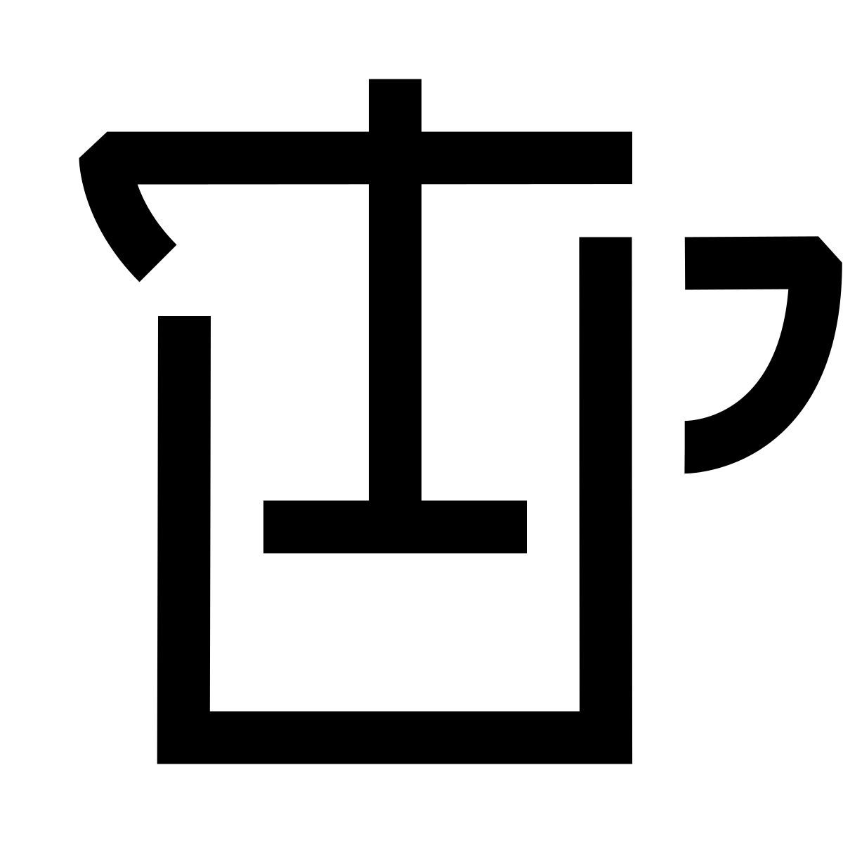 hieroglyphs style french icon