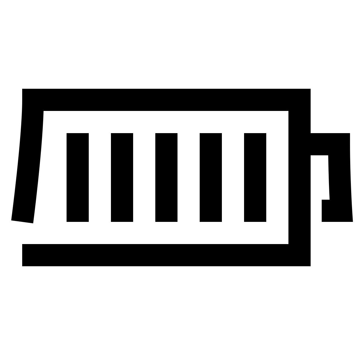 hieroglyphs style 完整的电池 icon