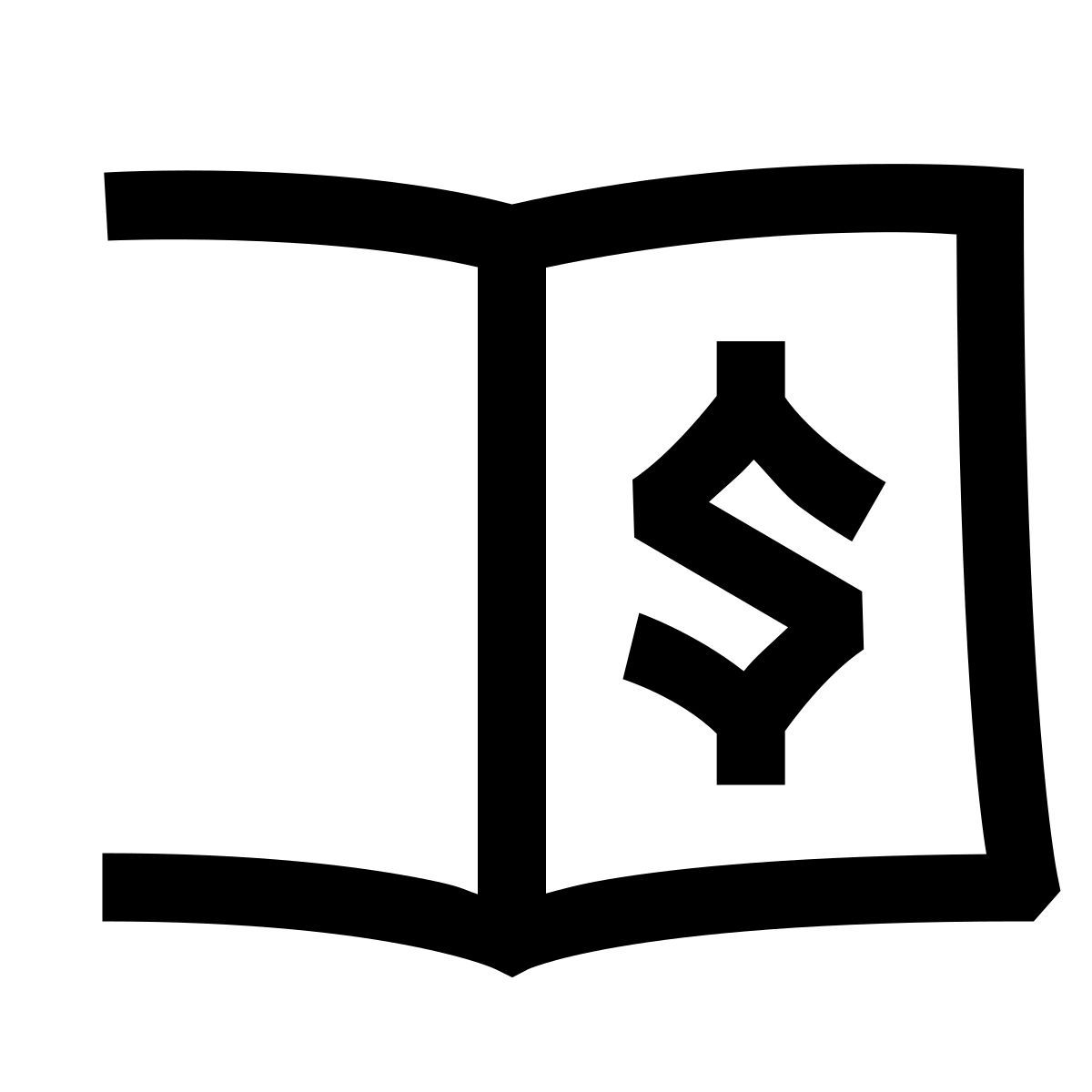 hieroglyphs style libro mastro generale icon