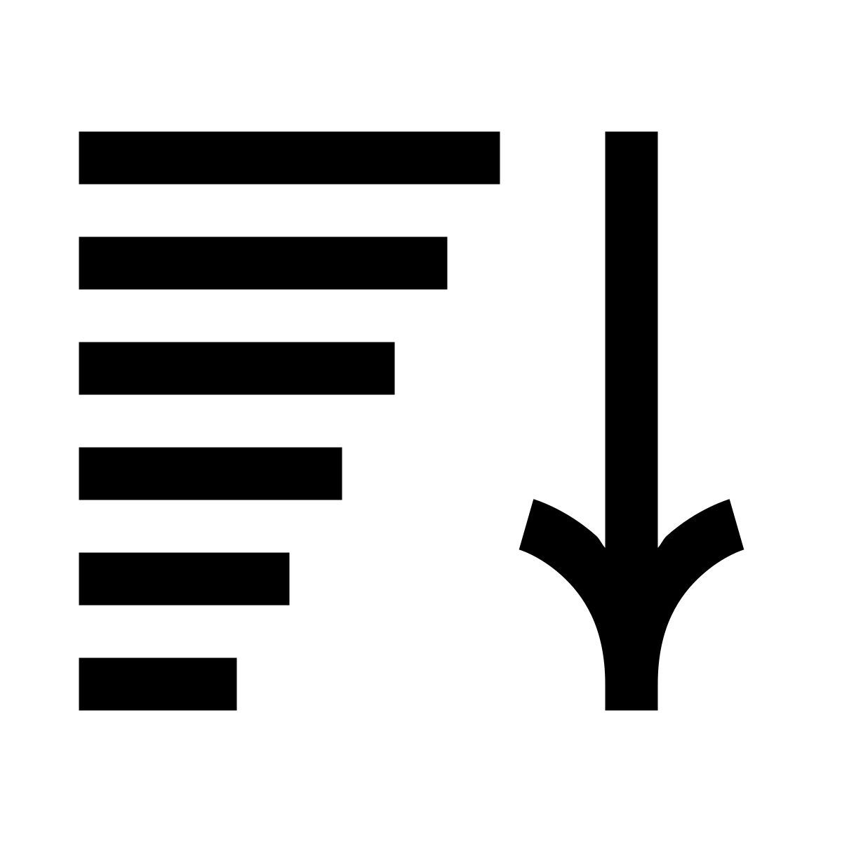 hieroglyphs style absteigende sortierung icon