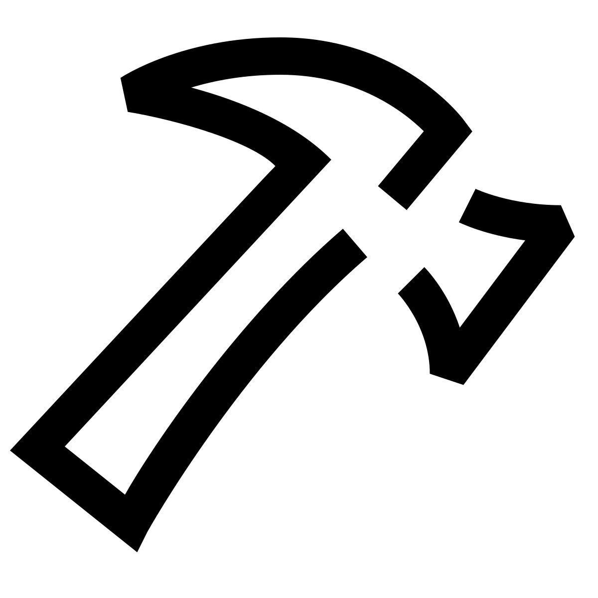 hieroglyphs style 锤子 icon