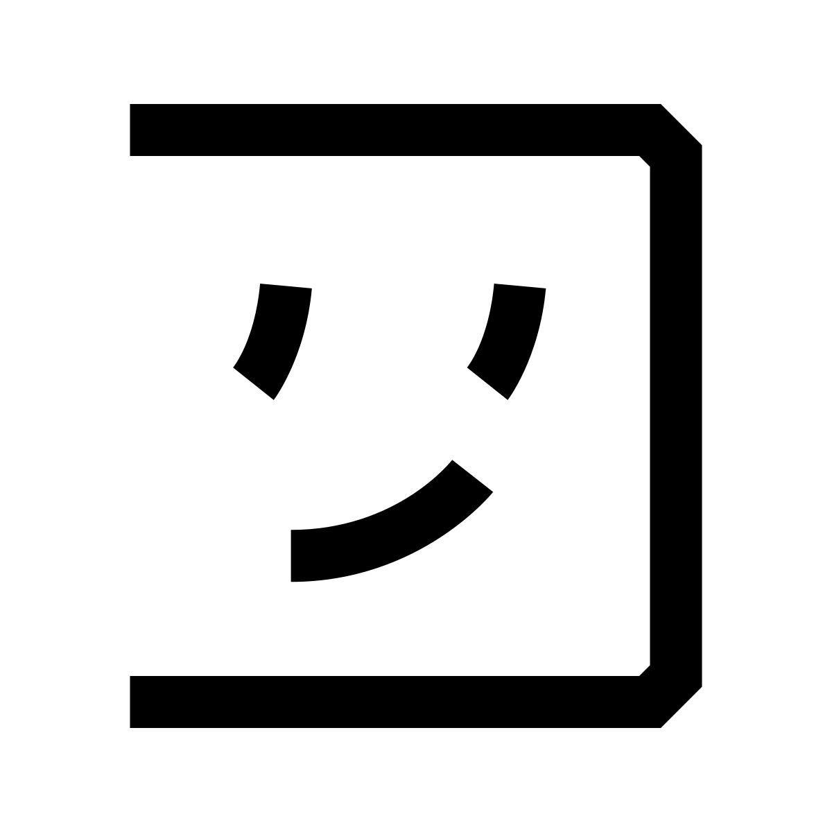 hieroglyphs style content icon