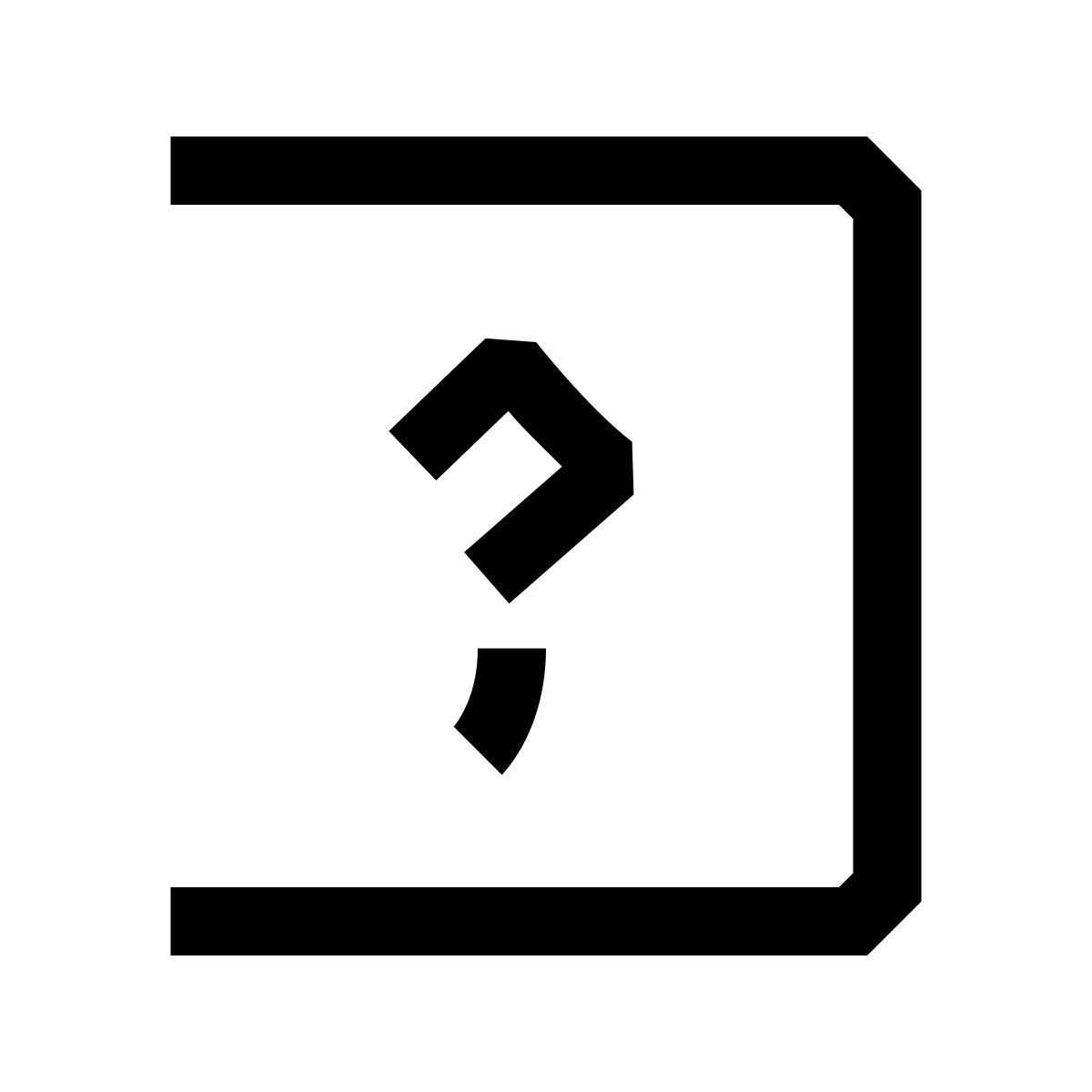hieroglyphs style 도움 icon