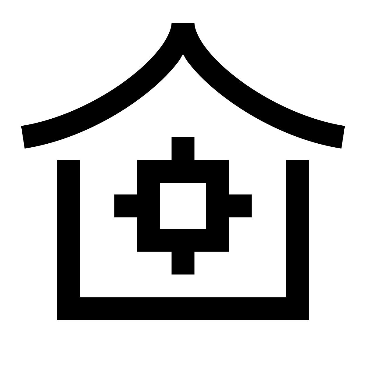 hieroglyphs style domotica icon