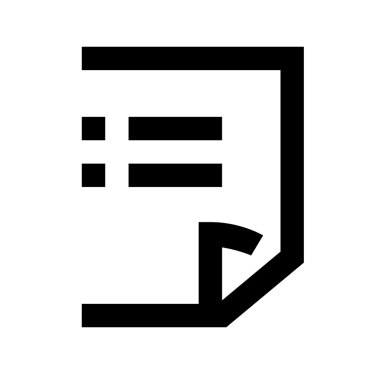 hieroglyphs style list view icon