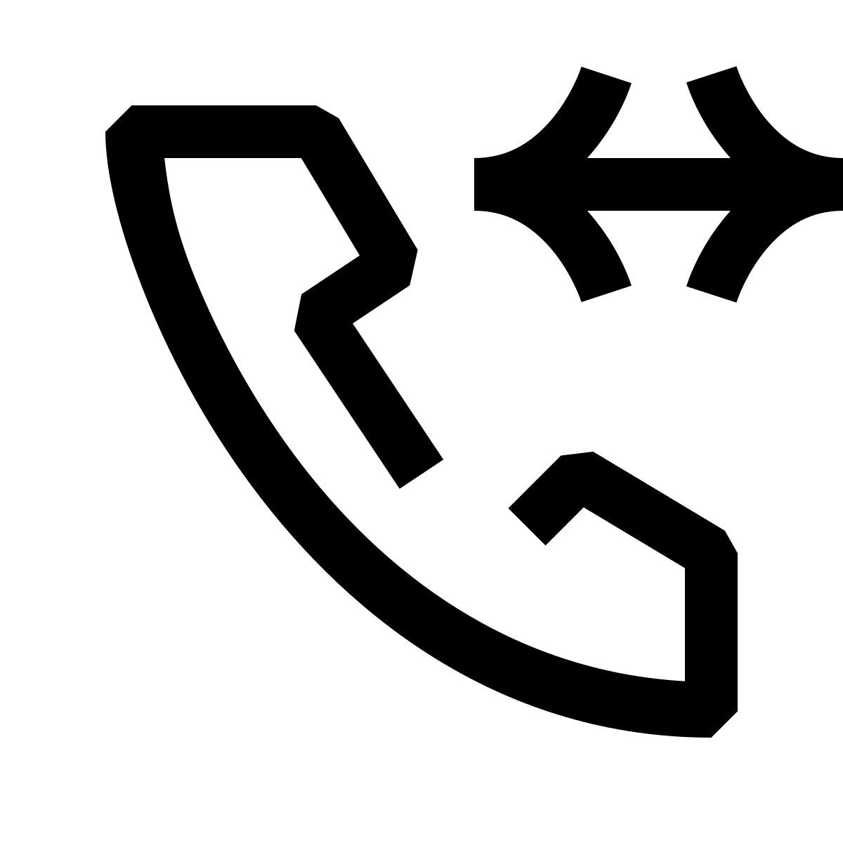 hieroglyphs style interner anruf icon
