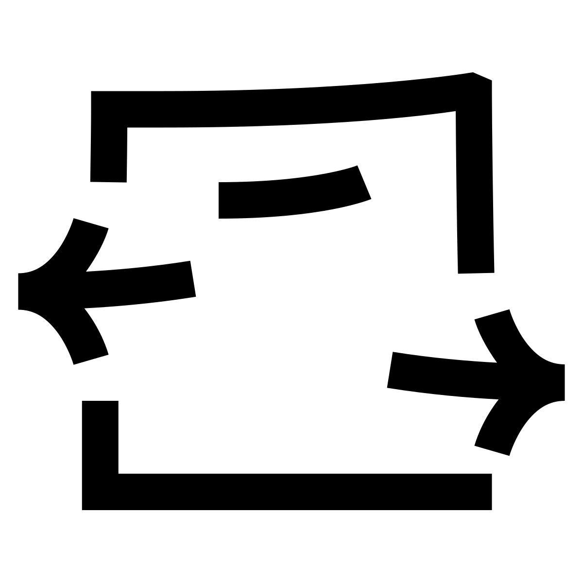 hieroglyphs style flusso di inventario icon