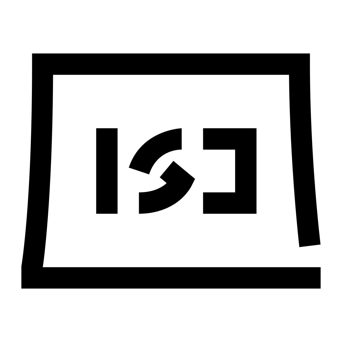 hieroglyphs style iso icon