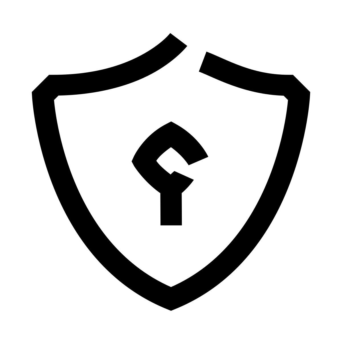 hieroglyphs style накладка дверного замка icon