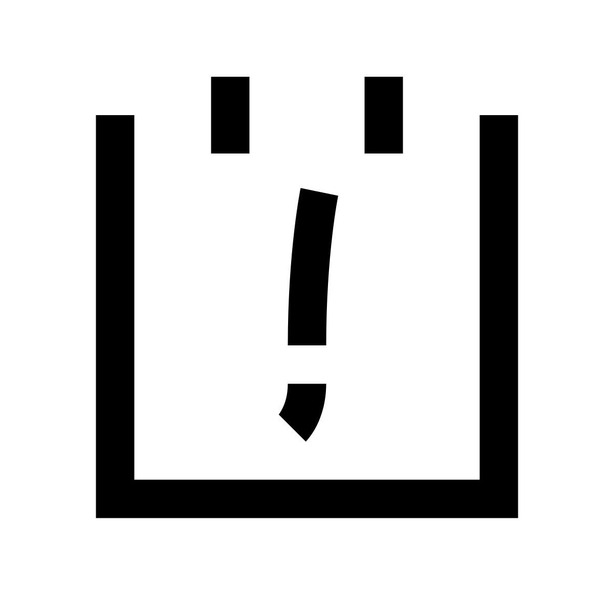 hieroglyphs style 离开 icon