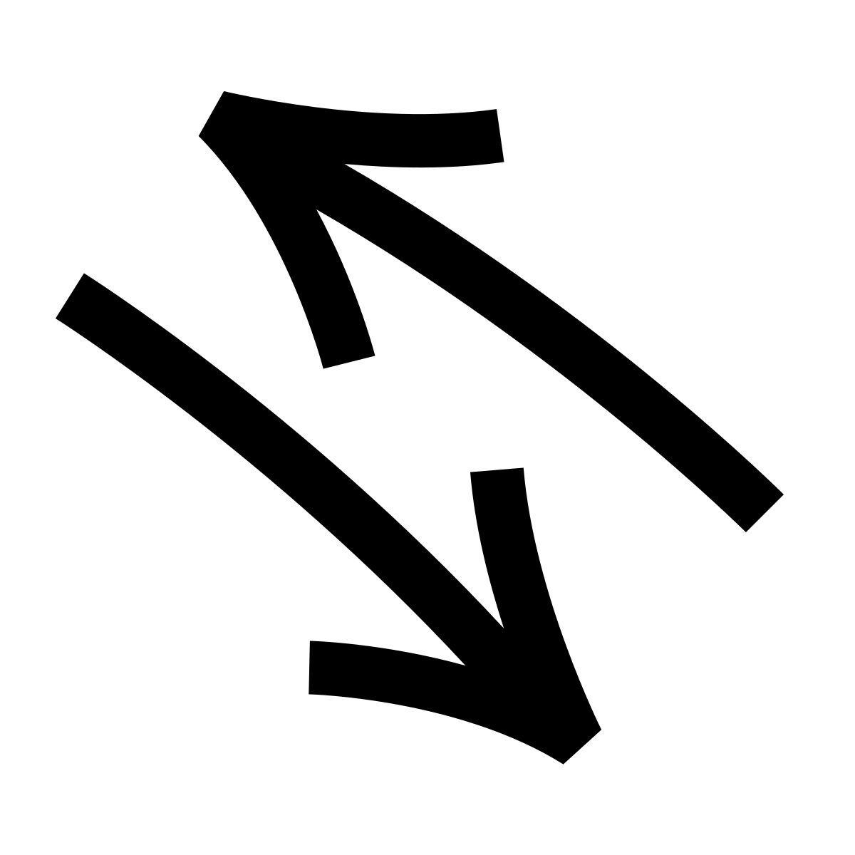 hieroglyphs style left and right arrows icon