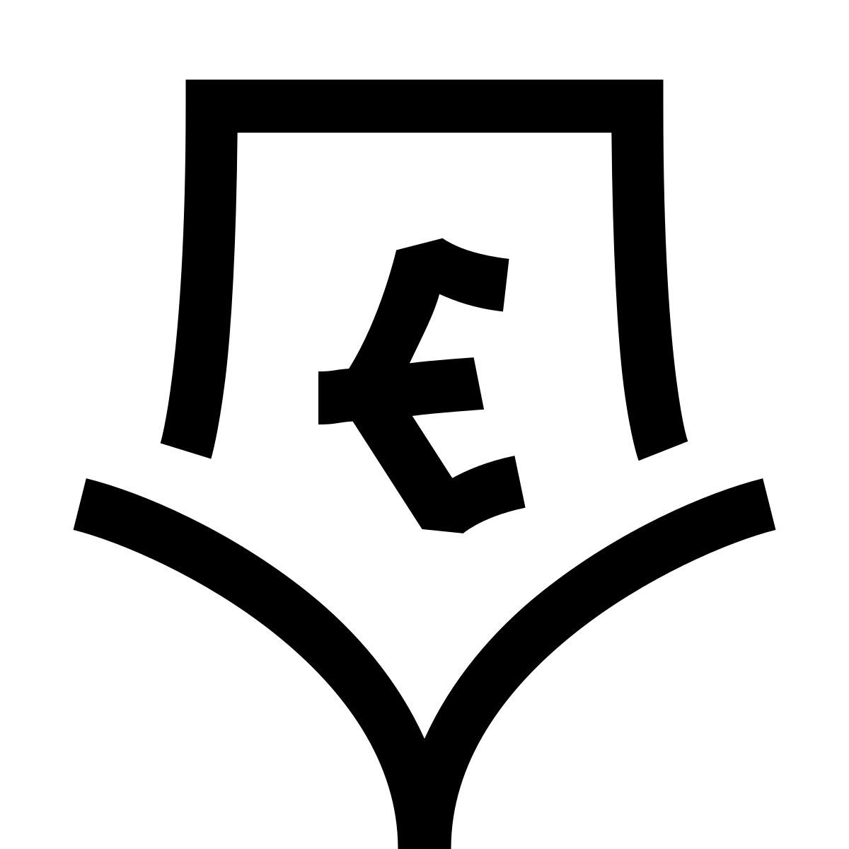 hieroglyphs style low price euro icon