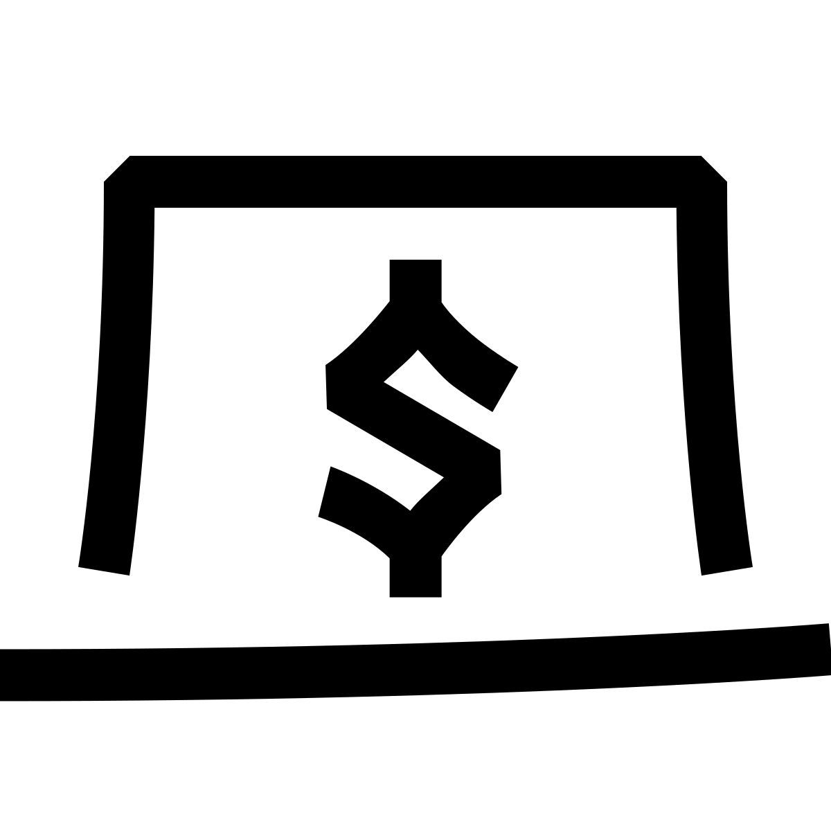 hieroglyphs style macbook money icon