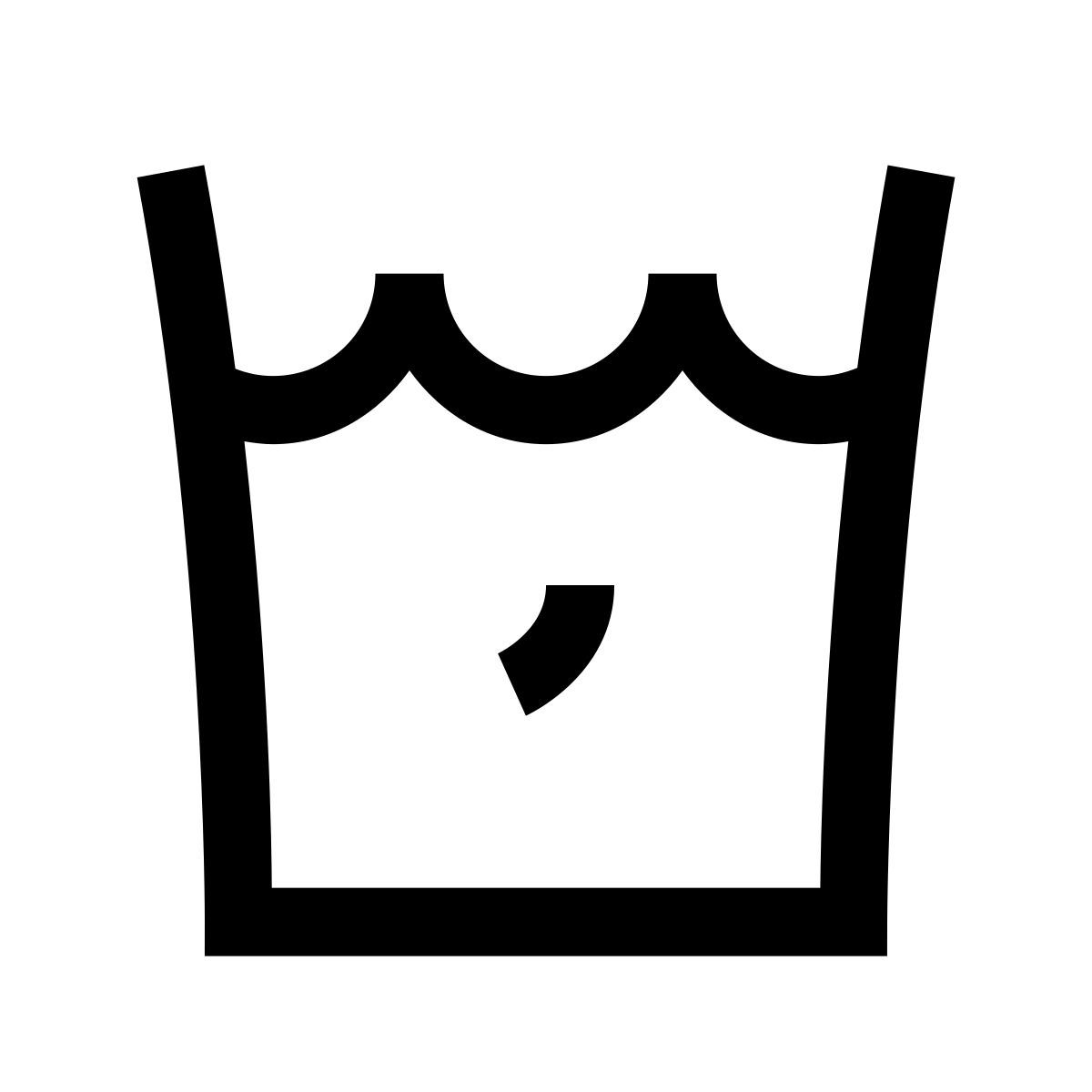hieroglyphs style lavar a máquina en frío icon