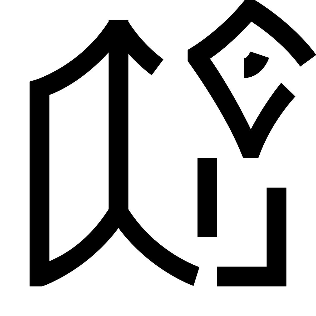 hieroglyphs style map icon