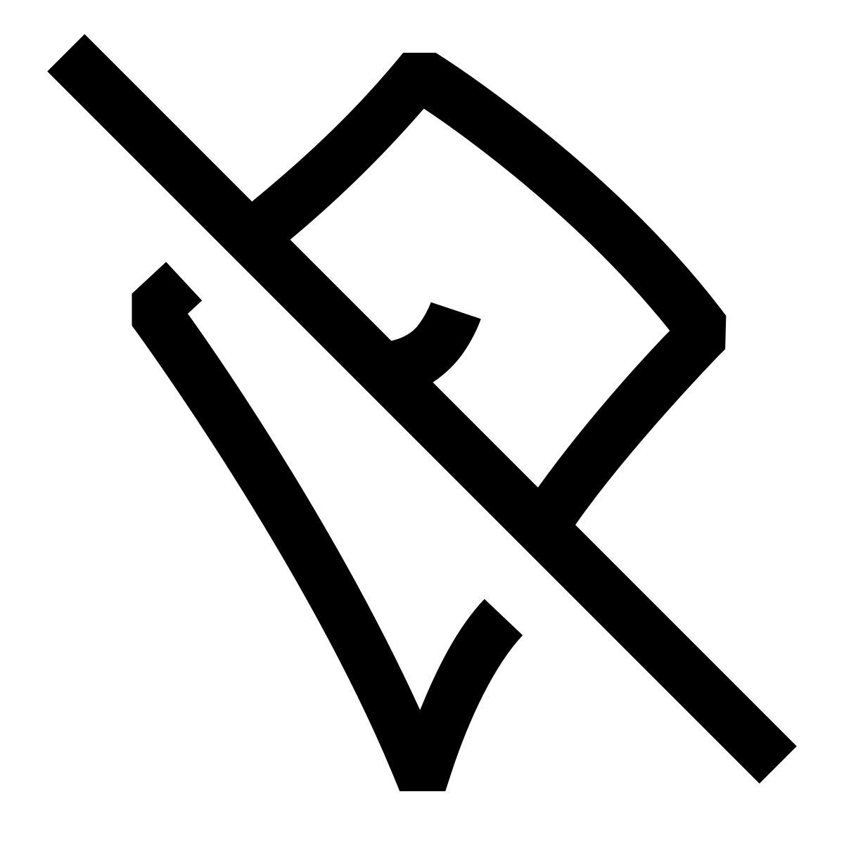 hieroglyphs style marker aus icon
