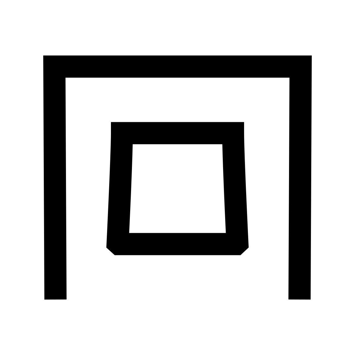 hieroglyphs style maximize window icon