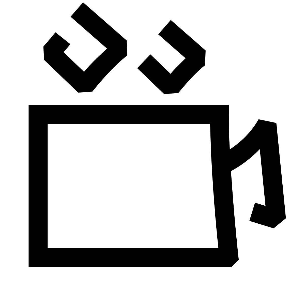 hieroglyphs style projetor de filme icon