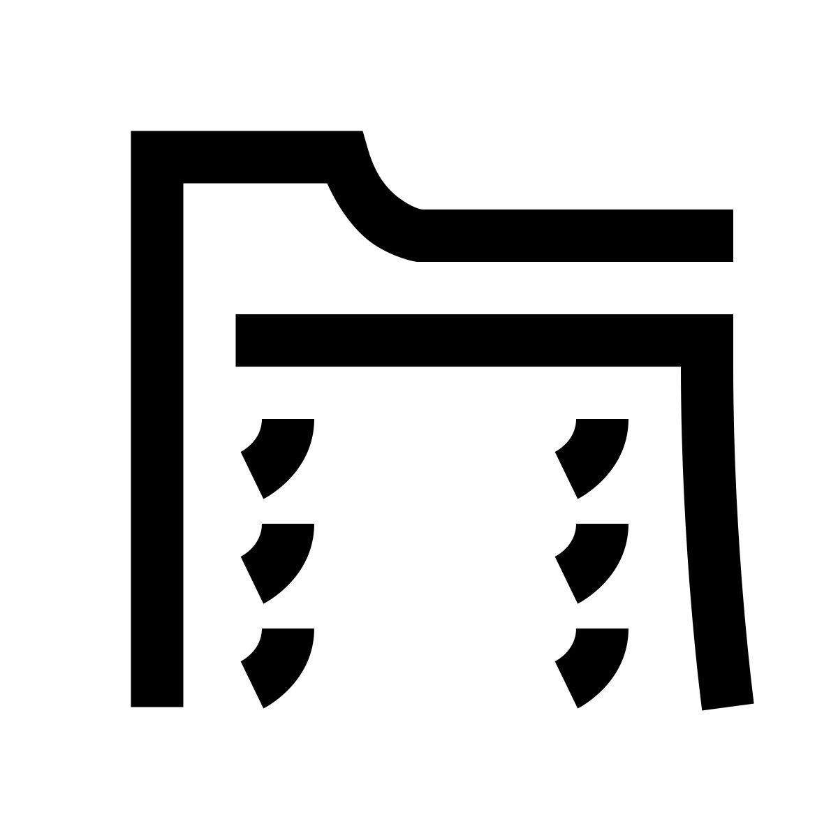 hieroglyphs style 영화 폴더 icon