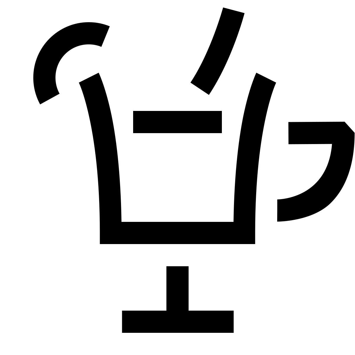 hieroglyphs style vin chaud icon